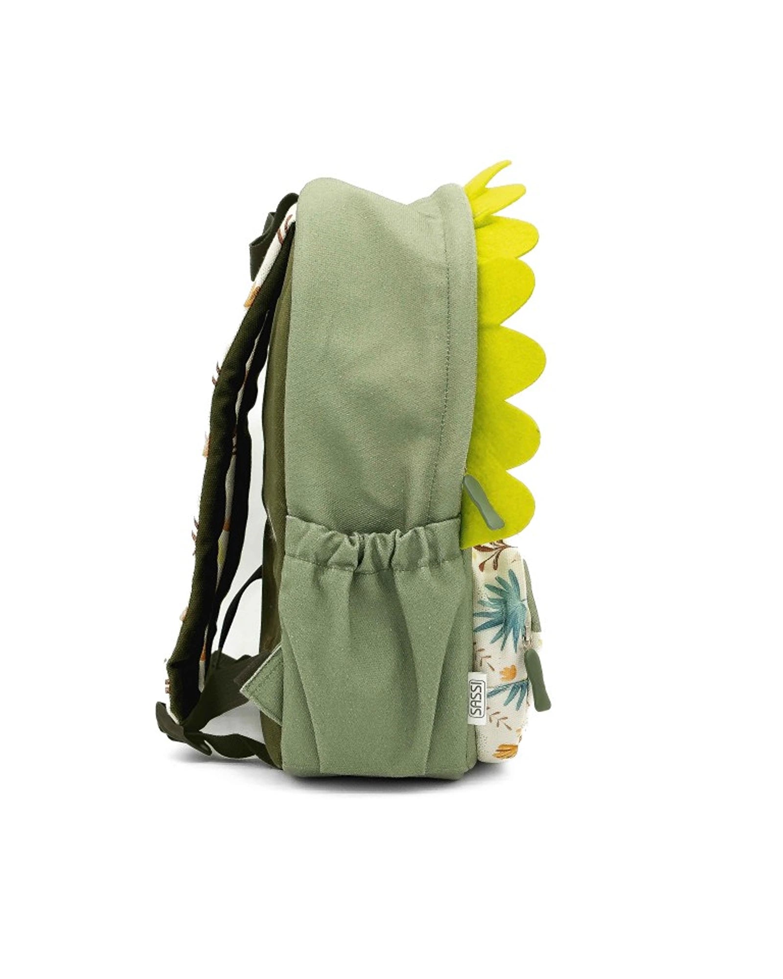 Sassi A4 Junior Cotton Backpack Cracky The Dinosaur