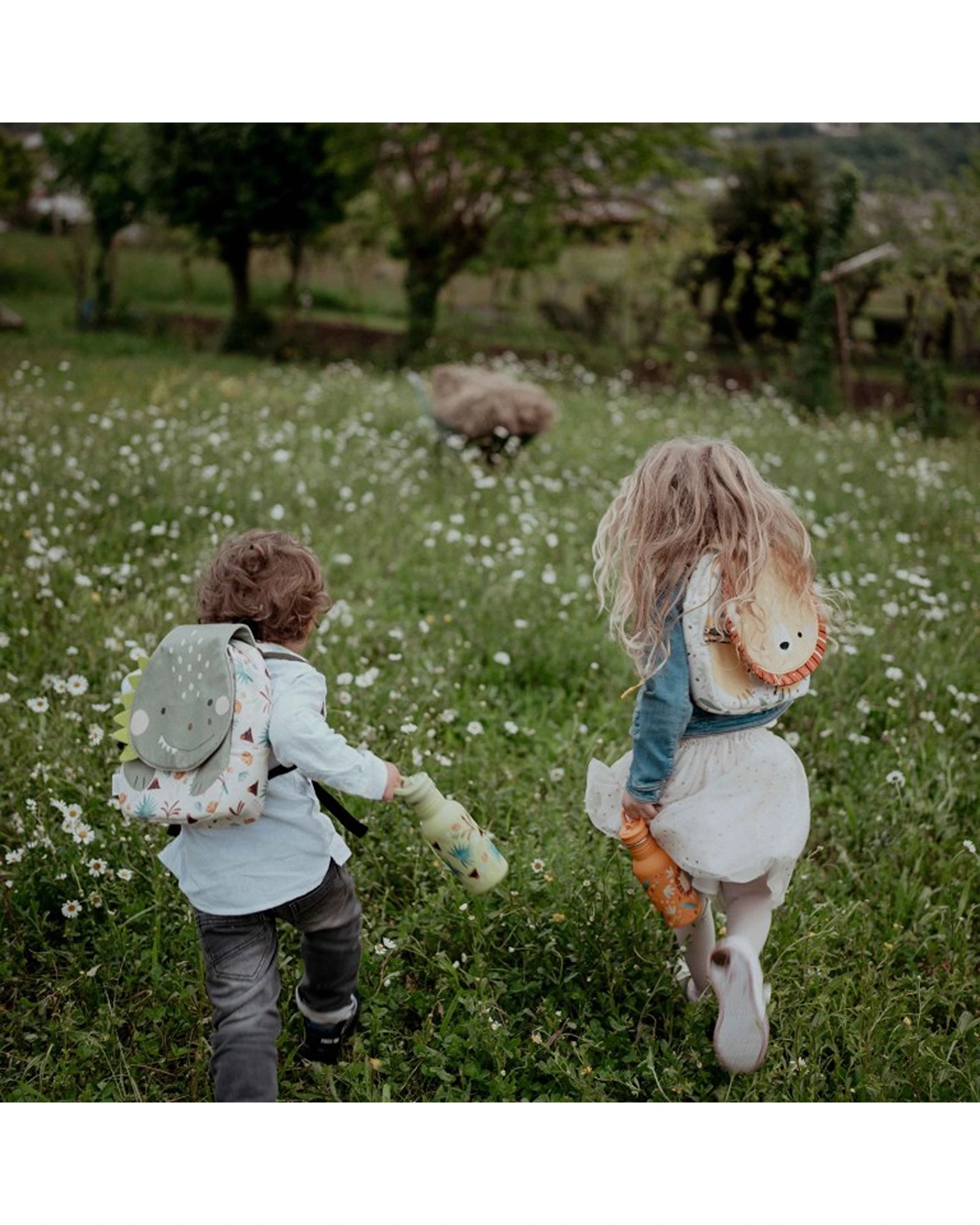 Sassi Cotton A5 Backpack Cracky The Dinosaur