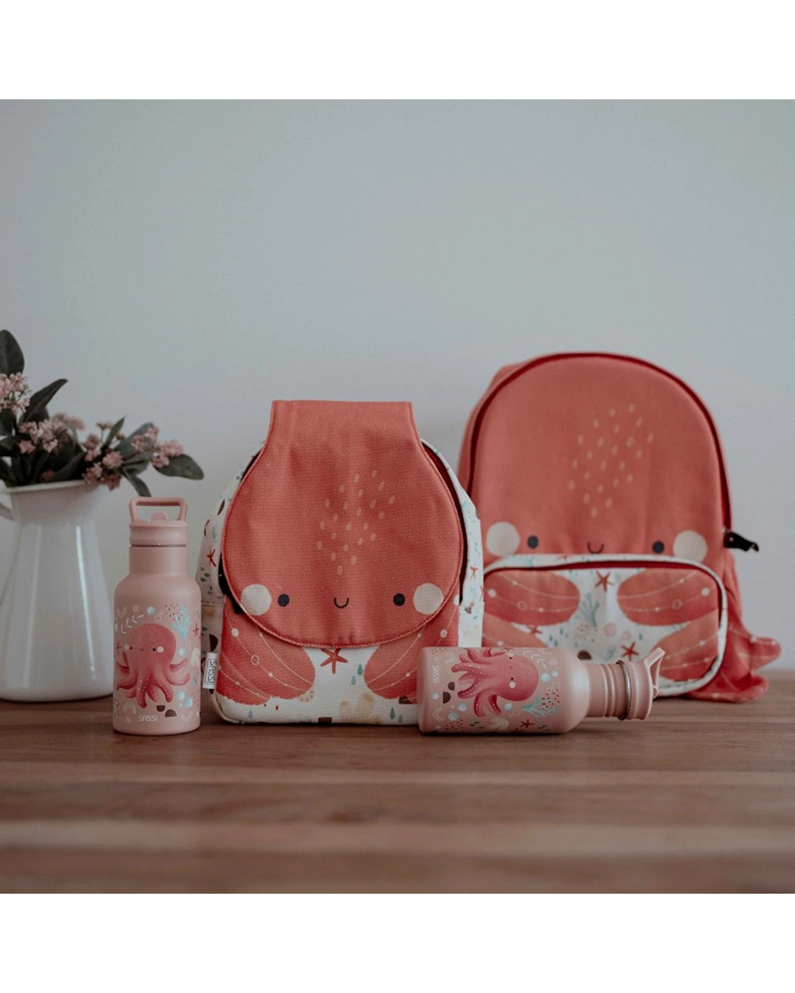 Sassi Cotton A5 Backpack Slurpy The Octopus