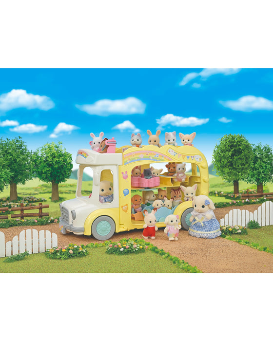 Sylvanian Families Rainbow Fun Nursery Bus