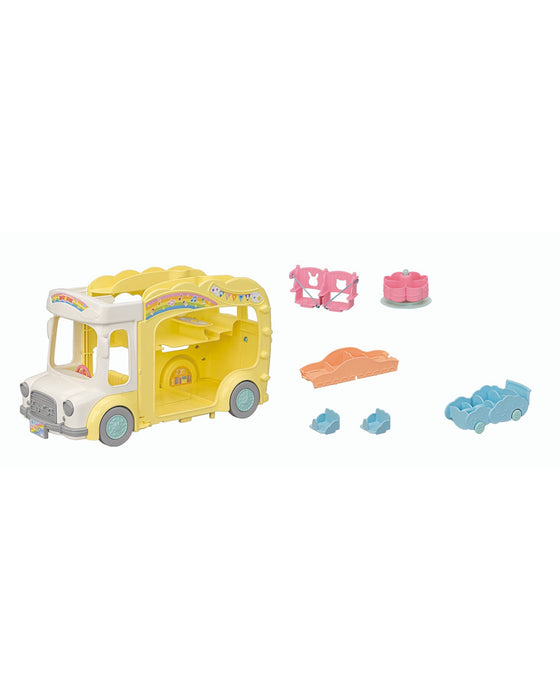 Sylvanian Families Rainbow Fun Nursery Bus