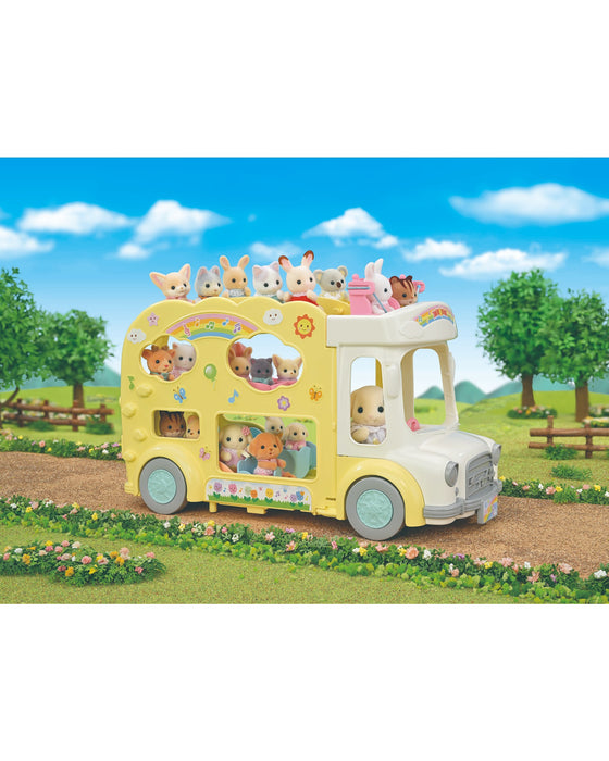 Sylvanian Families Rainbow Fun Nursery Bus