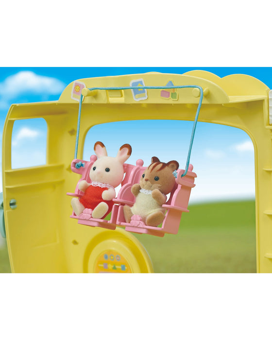 Sylvanian Families Rainbow Fun Nursery Bus