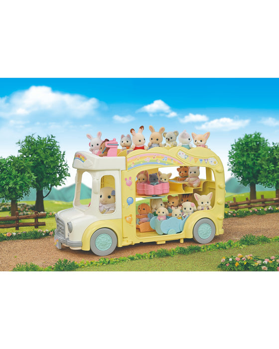 Sylvanian Families Rainbow Fun Nursery Bus