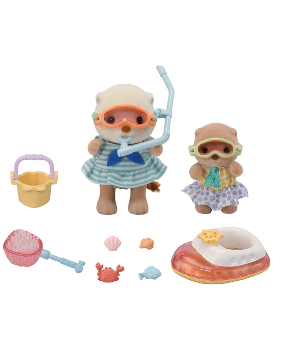 Sylvanian Families Sea Otter Sisters Splashy Snorkel Set