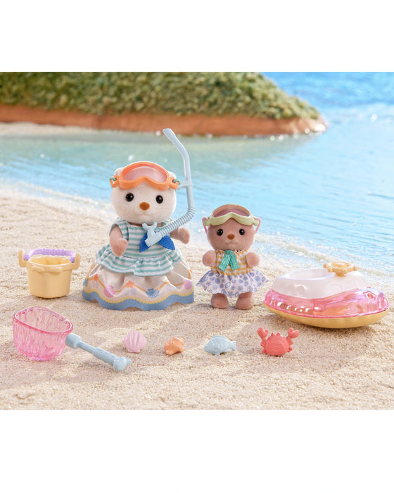 Sylvanian Families Sea Otter Sisters Splashy Snorkel Set
