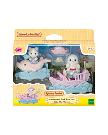 Sylvanian Families Amusement Park Ride Set Ride the Waves