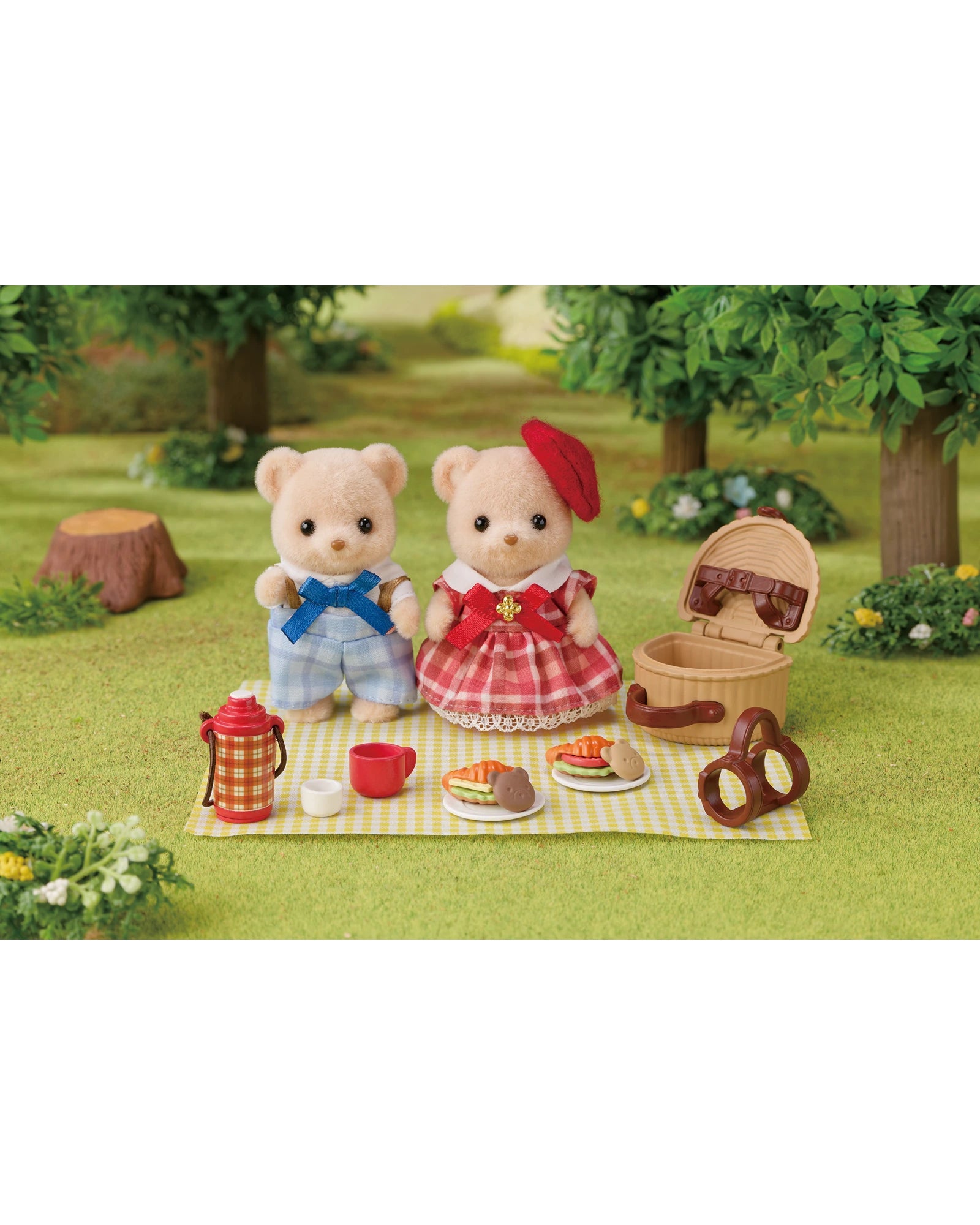 Sylvanian Families - Biscuit Bear Sister & Brother
