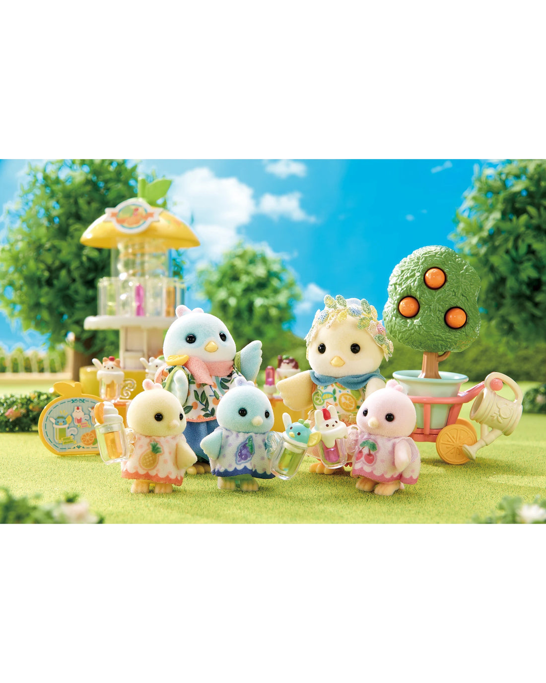 Sylvanian Families - Citrus Bird Family