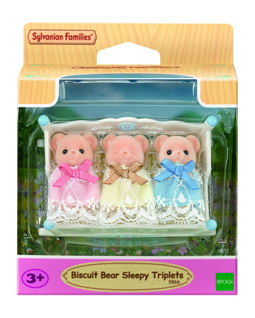 Sylvanian Families - Biscuit Bear Sleepy Triplets