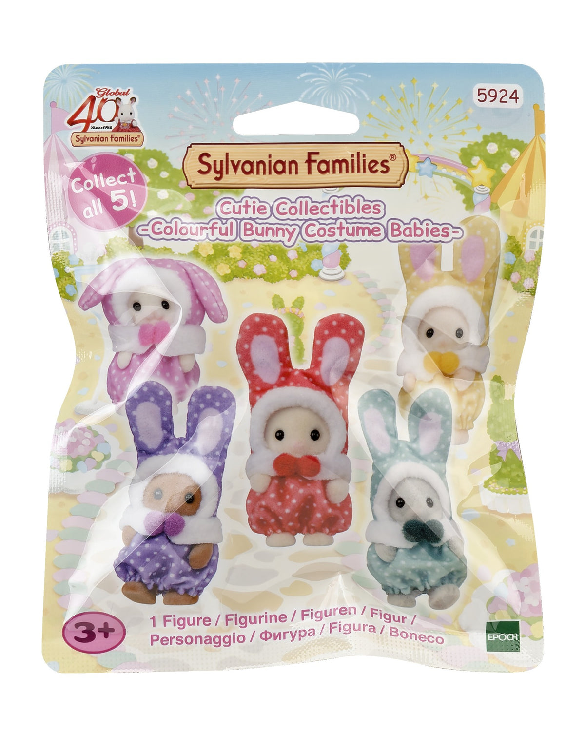 Sylvanian Families - Colourful Bunny Costume Series - Assorted