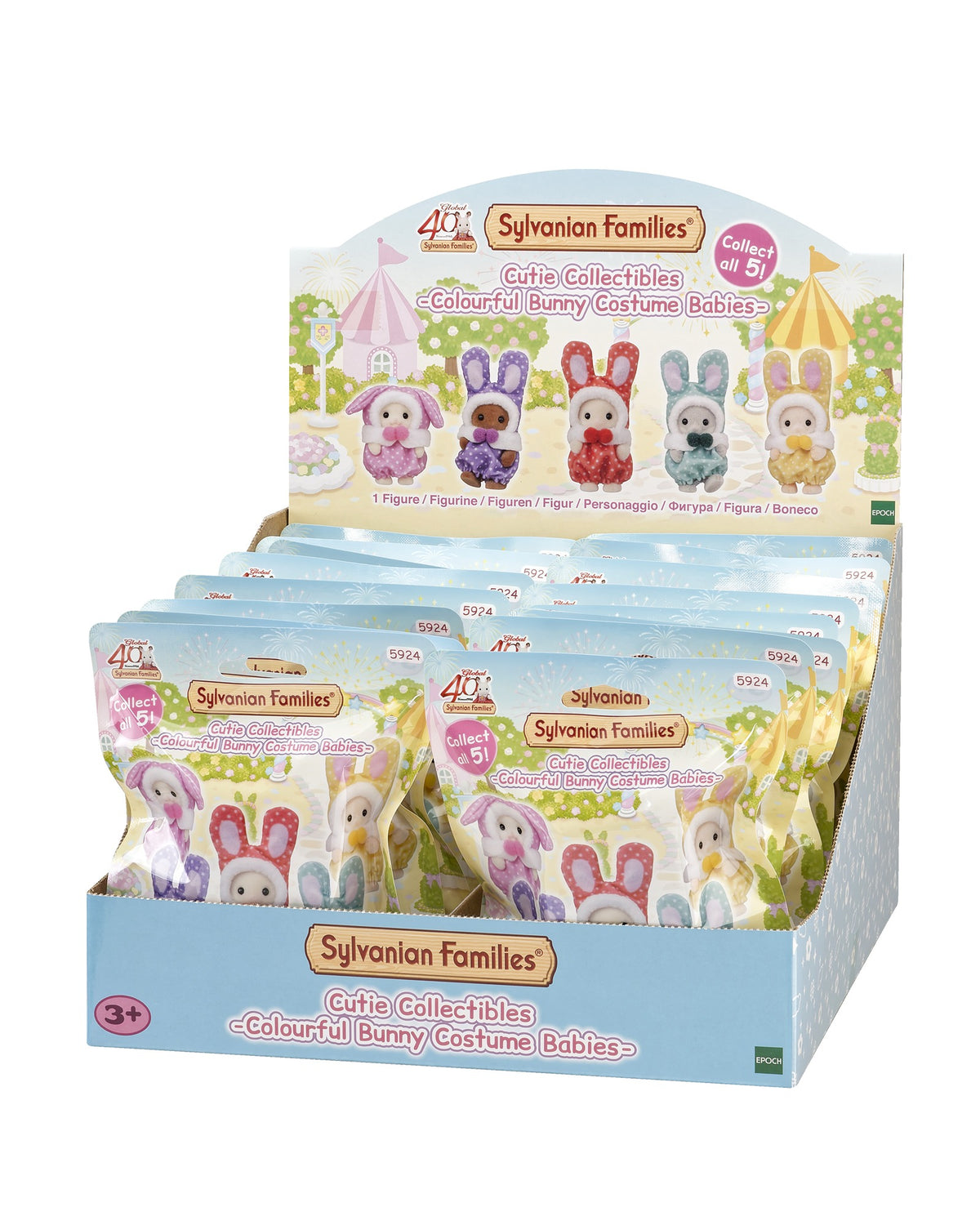 Sylvanian Families - Colourful Bunny Costume Series - Assorted