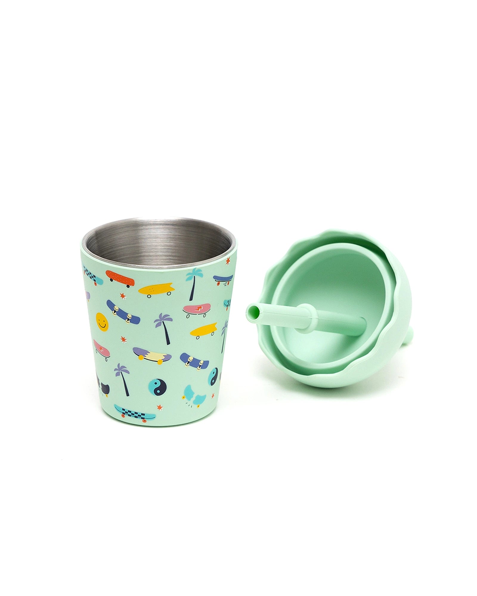 Skate Aqua Mini Smoothie Cup & Straw 200ml