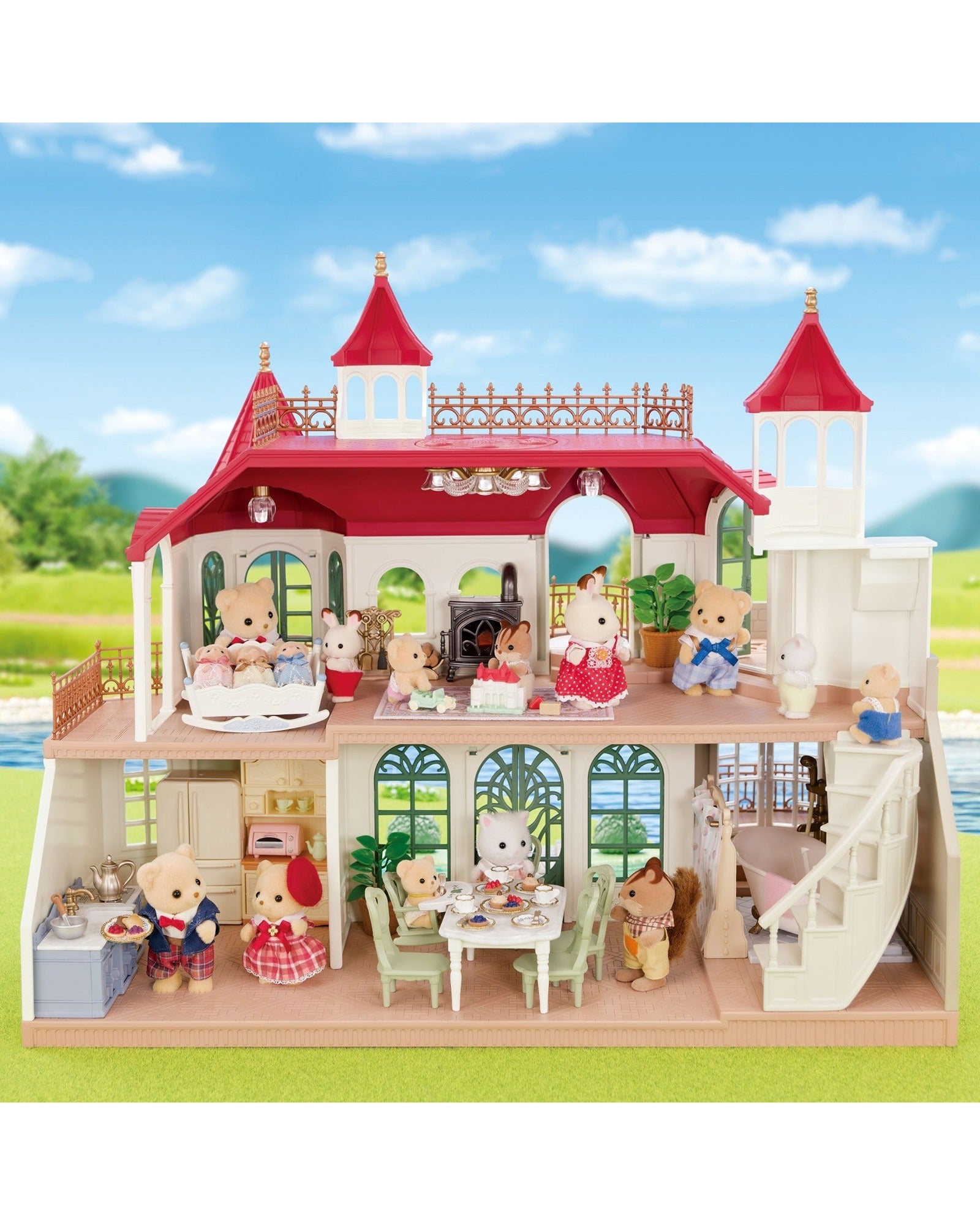 Sylvanian Families - Red Roof Riverside Manor
