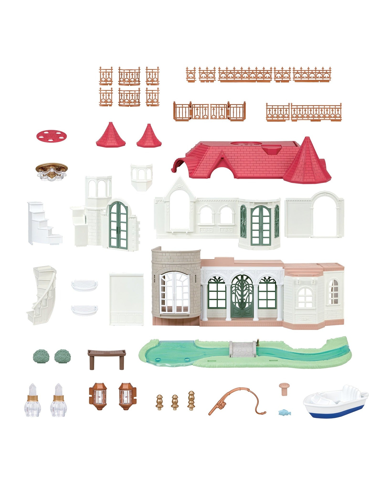Sylvanian Families - Red Roof Riverside Manor
