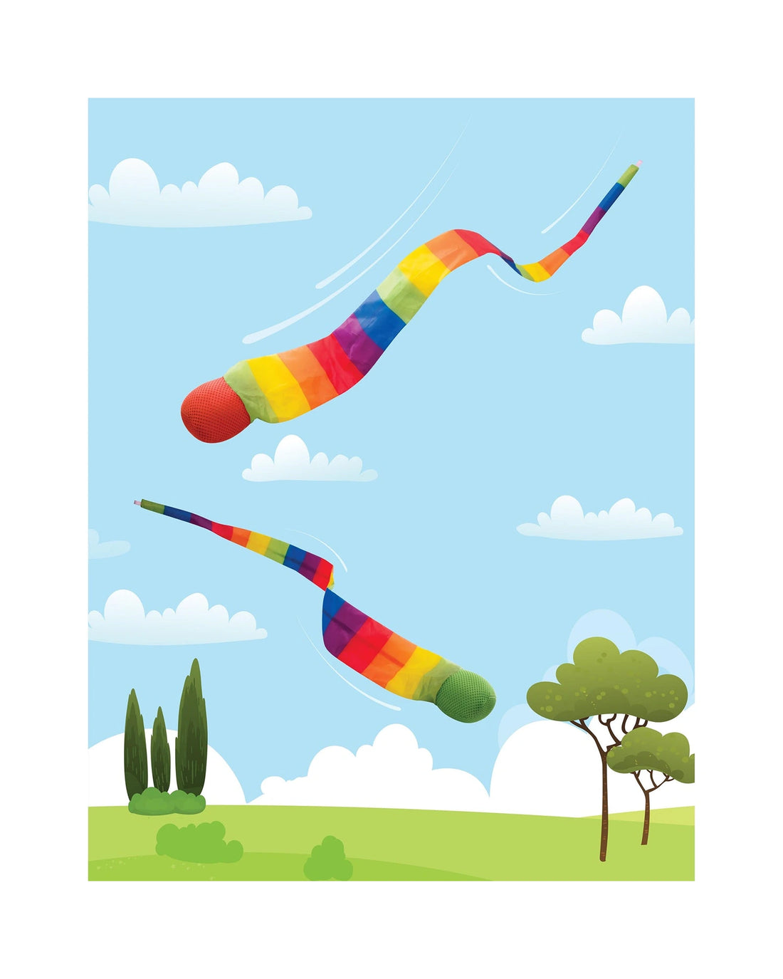 Rainbow Comet Ball