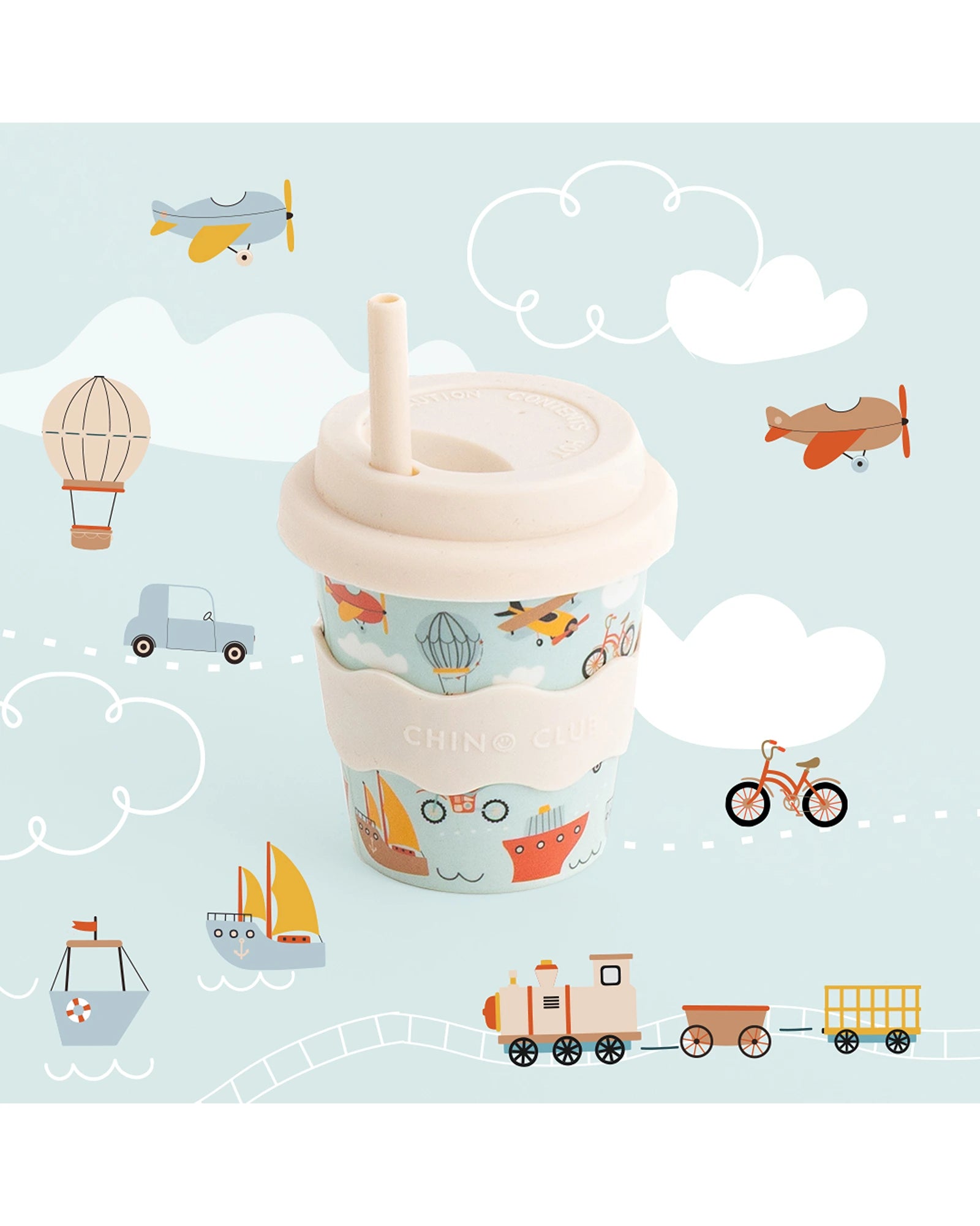 Vehicles Babychino Cup 120ml