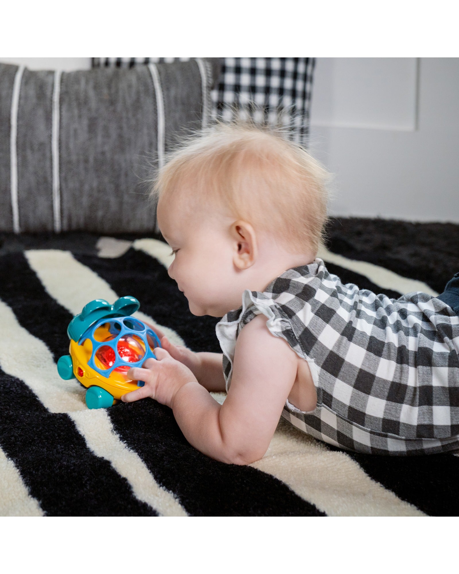 Oball Curious Car Neptune Oball Toy Car & Rattle