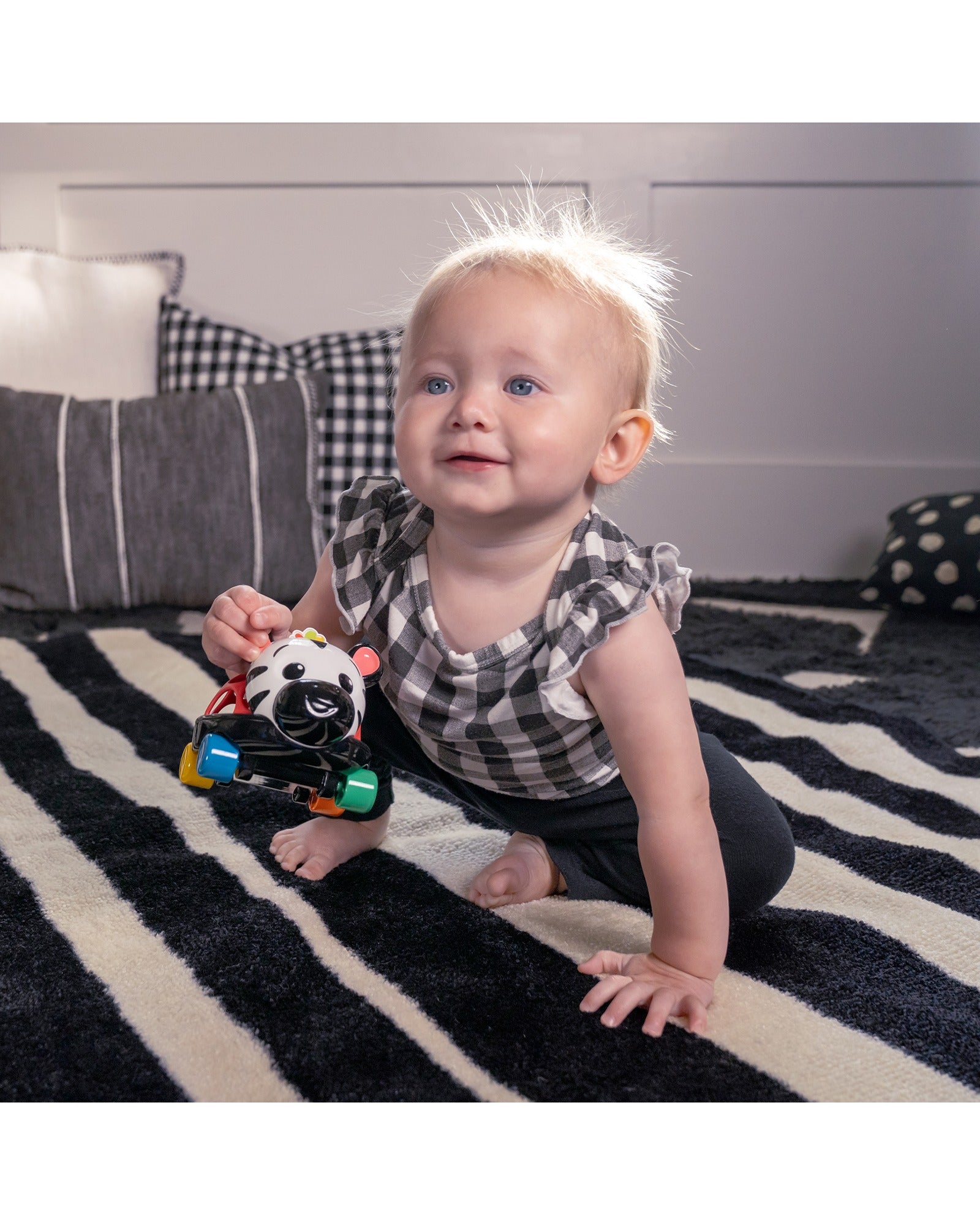 Oball Curious Car Zen Oball Toy Car & Rattle