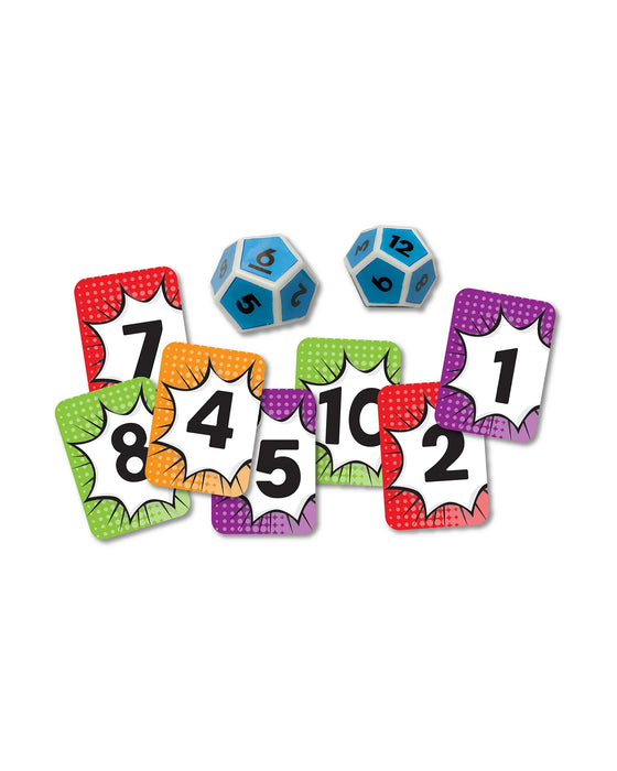 Tinned Game Scholastic Math Match Dice and Card Game