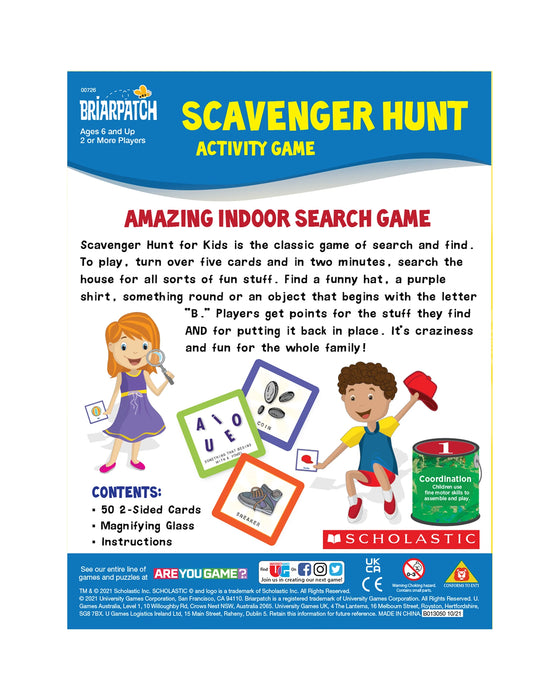 Scholastic Scavenger Hunt