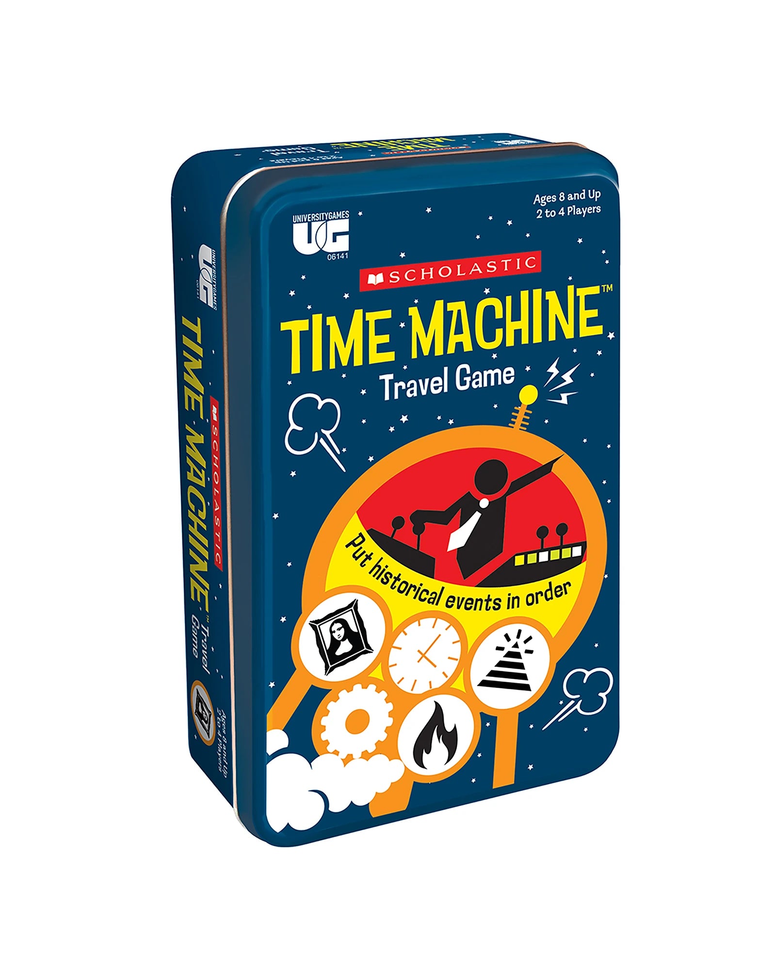 Tinned Game Scholastic Time Machine Travel Game