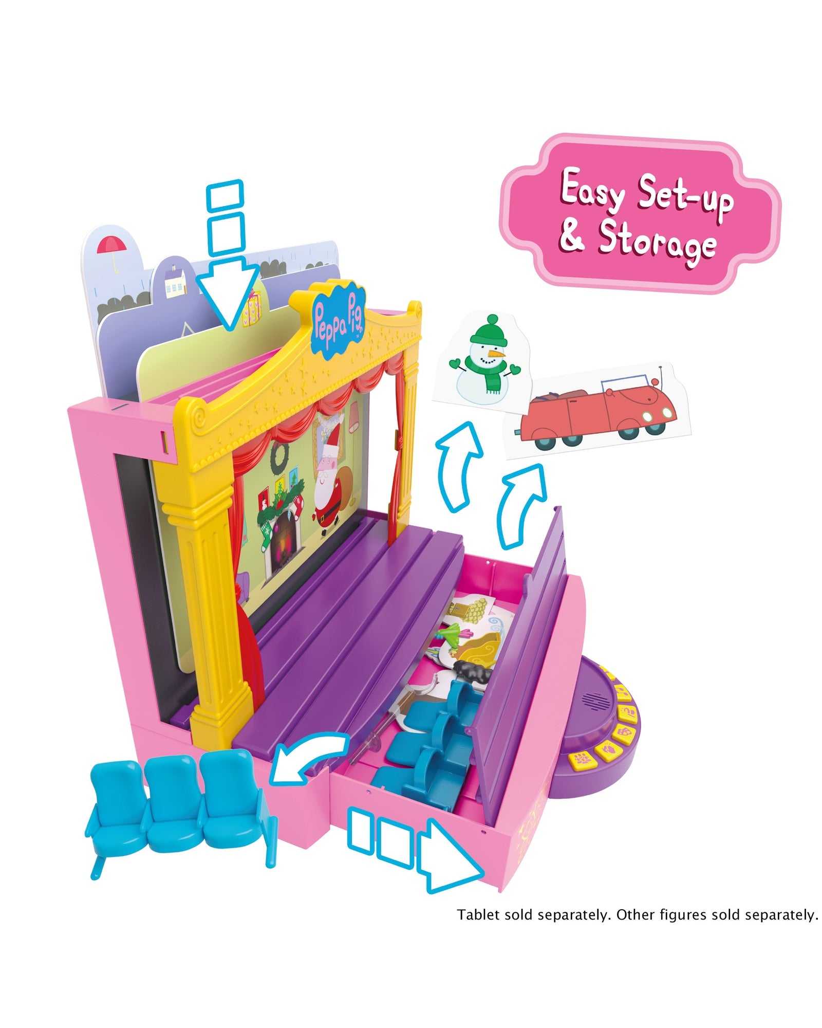 Peppa pig theatre playset new arrivals