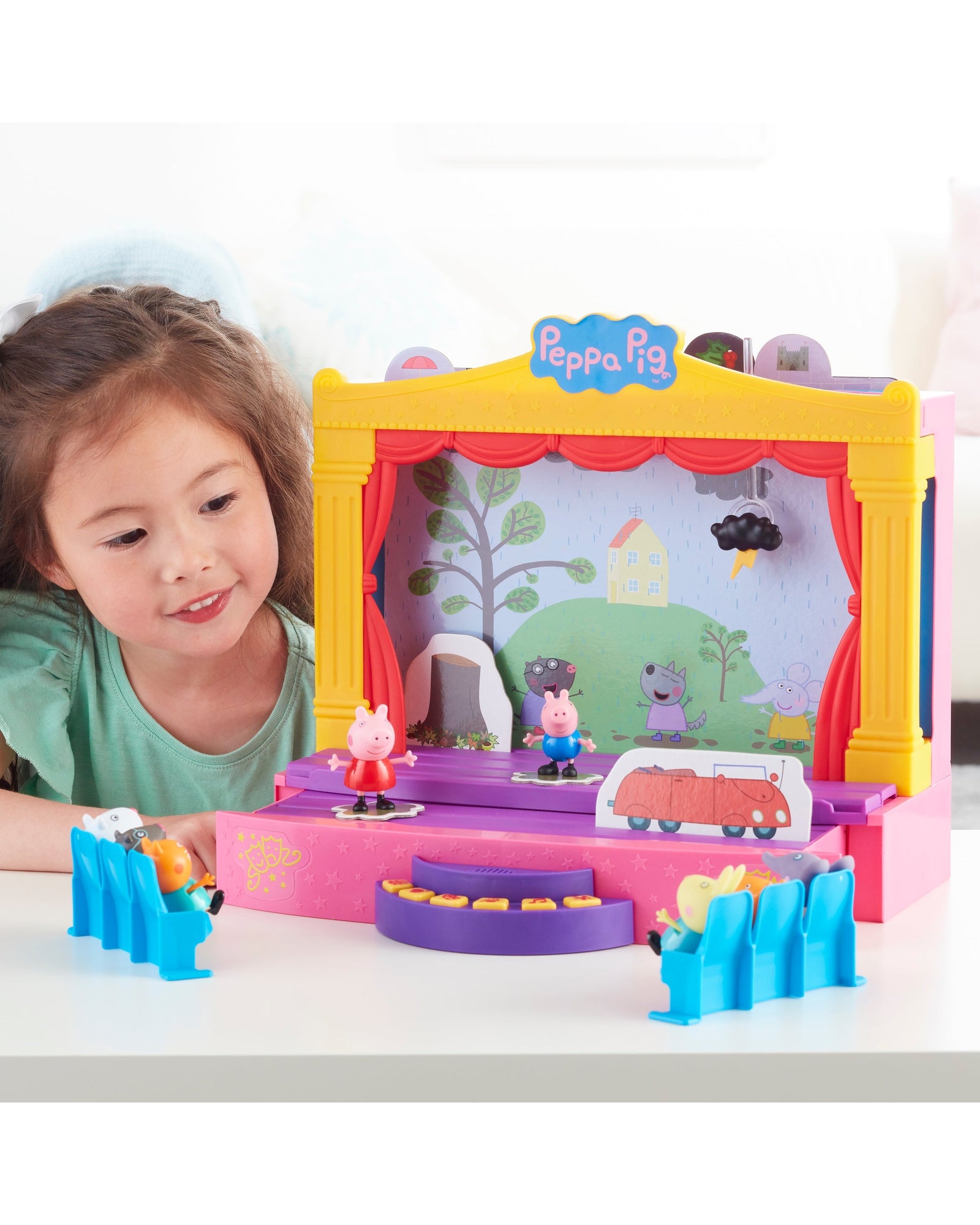 Peppa pig stage playset new arrivals