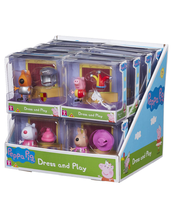 Peppa Pig Dress Play Figures - Assorted