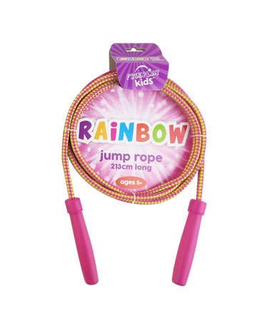 Freeplay Kids Rainbow Jump Rope - Assorted