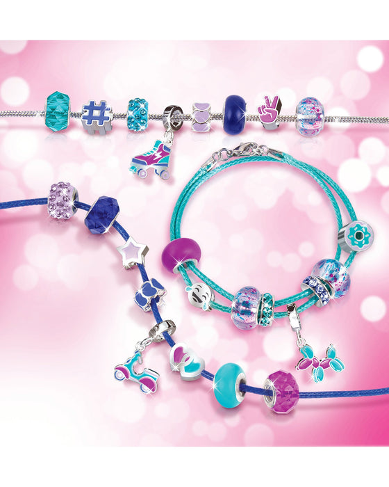Make It Real Halo Charms Bracelets True Blue