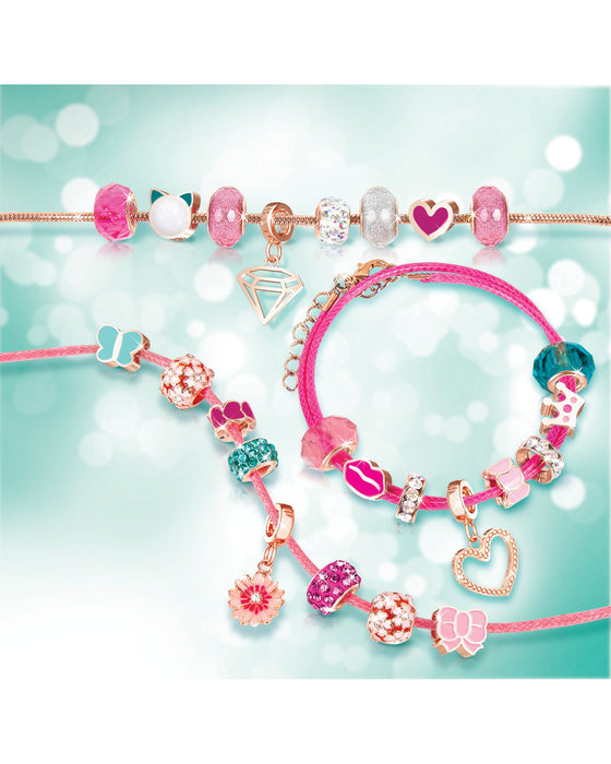 Make It Real Halo Charms Bracelets Think Pink