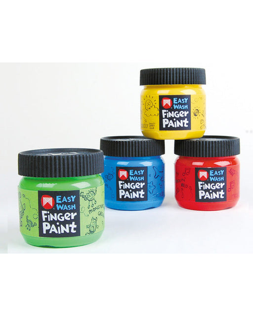 early stART Micador Easy Wash Finger Paint 4 Pack
