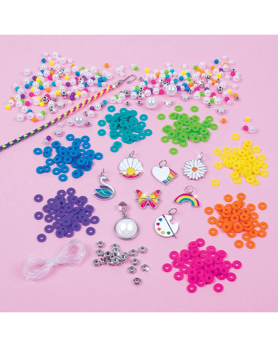 Make It Real Rainbows and Pearls DIY Jewelry Kit