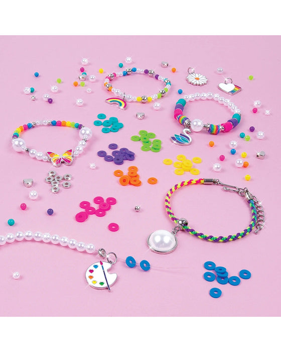 Make It Real Rainbows and Pearls DIY Jewelry Kit
