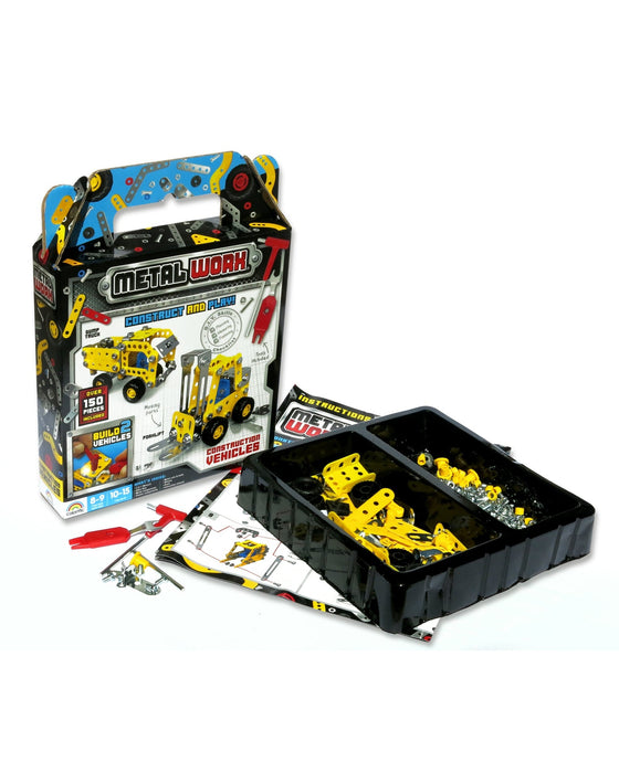 Metal Worx Twin Pack Construction Vehicles
