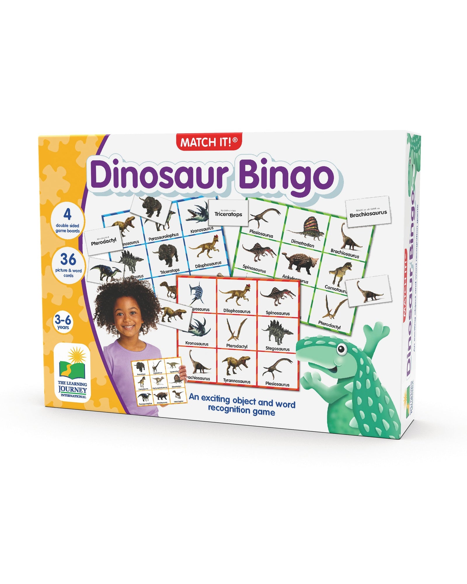 The Learning Journey Match It Bingo Dinosaurs