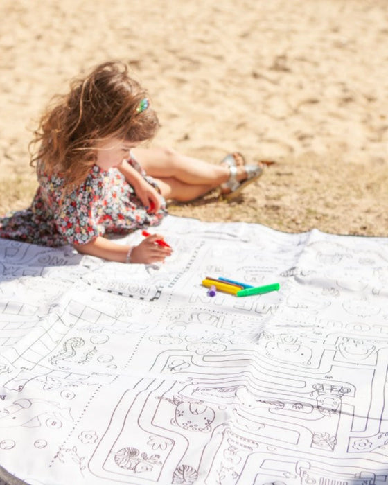 Colour in picnic on sale blanket