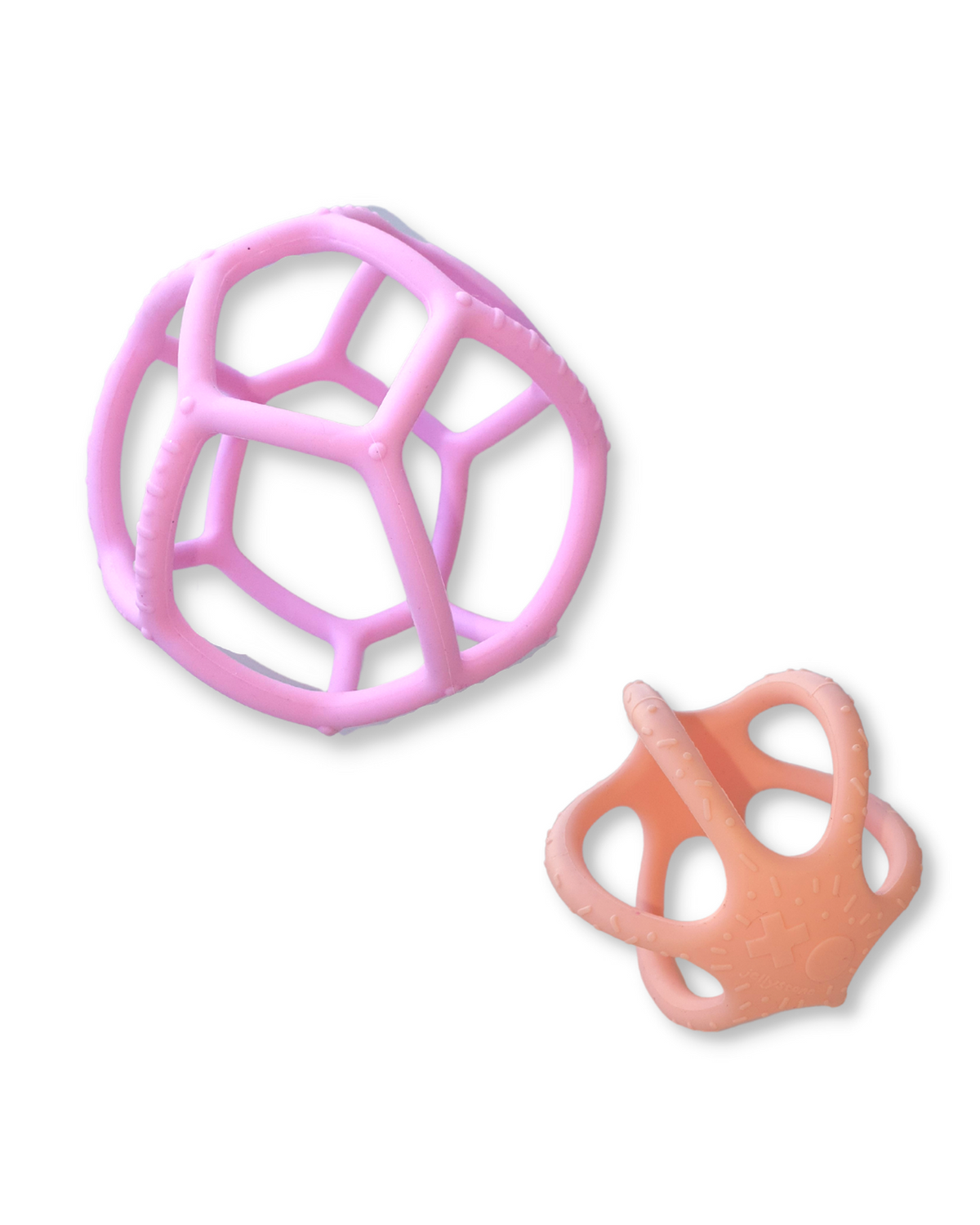 Sensory Ball 2 pack bubblegum/Peach