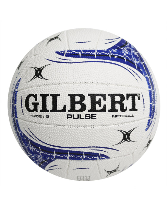 Gilbert Pulse Netball White Size 5