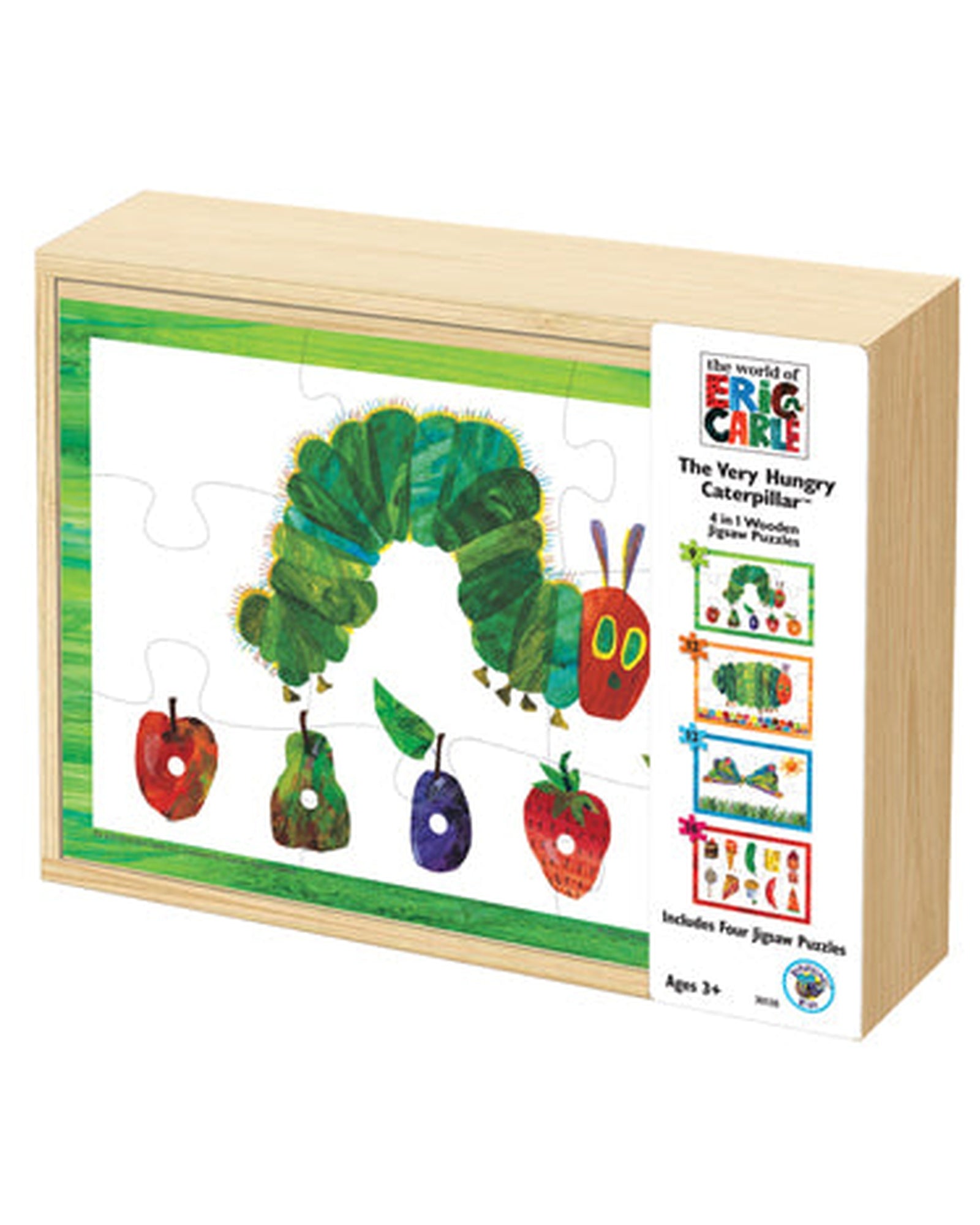 The Very Hungry Caterpillar 4 In 1 Wooden Puzzle Box