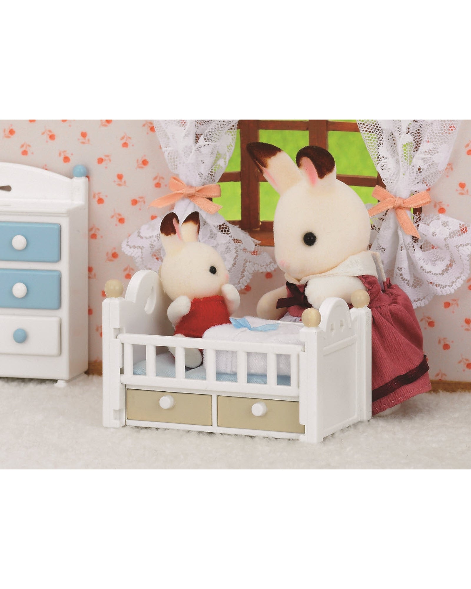 Sylvanian Families Chocolate Rabbit Baby Set