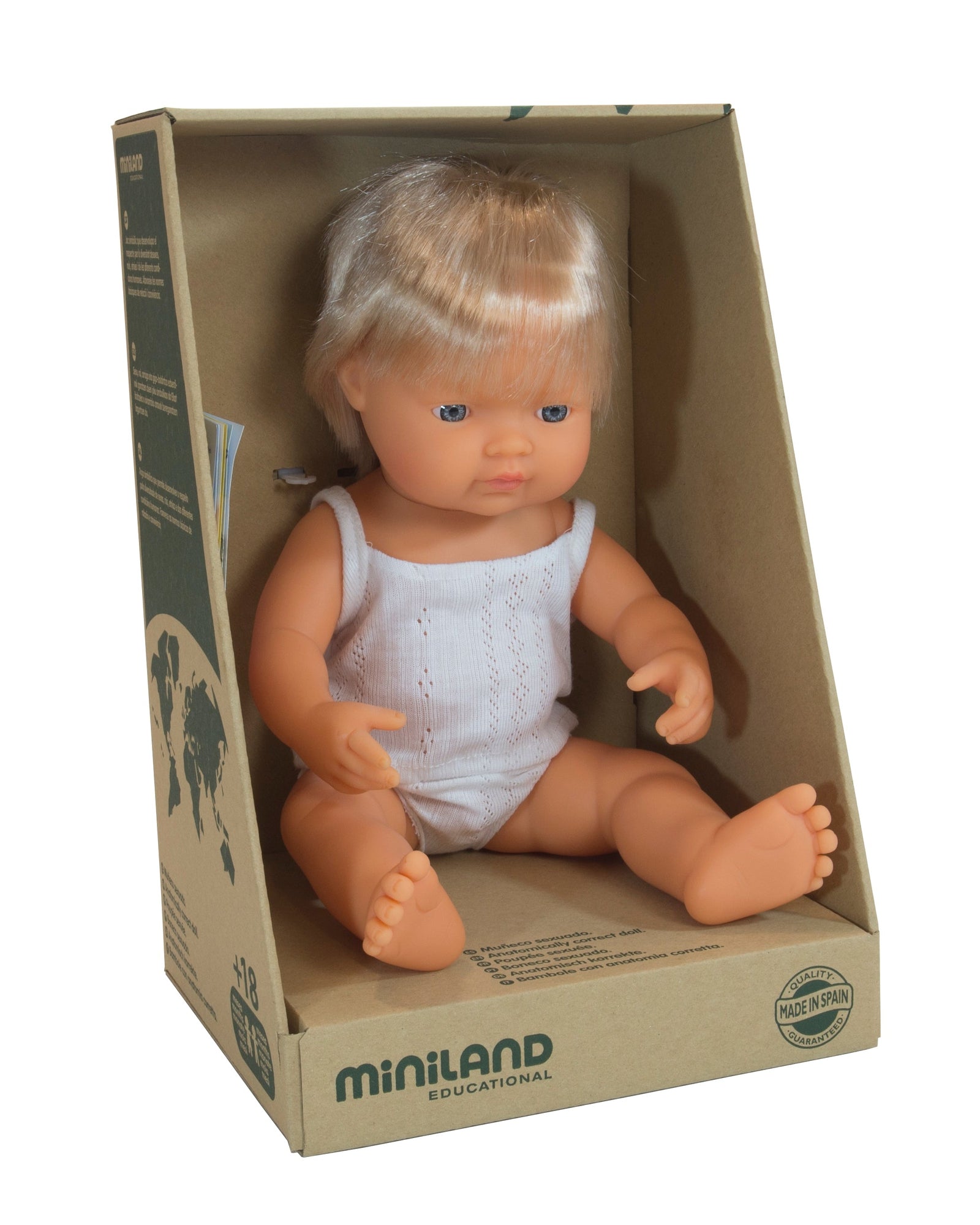 Miniland caucasian boy 2025