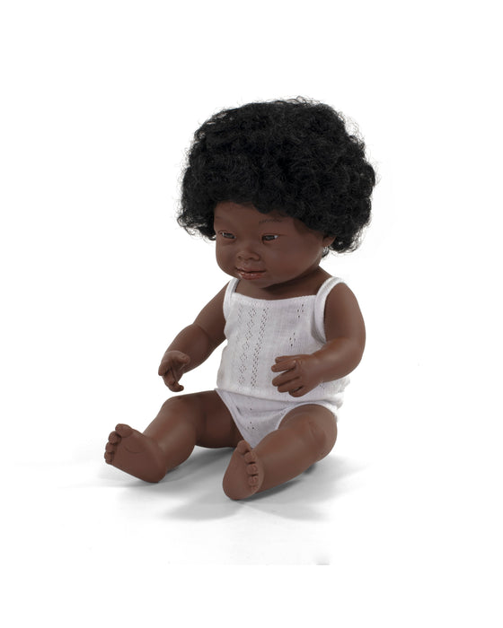 Miniland African Girl Doll with Down Syndrome