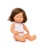Miniland Anatomically Correct Baby Doll Down Syndrome Caucasian Girl 38 cm