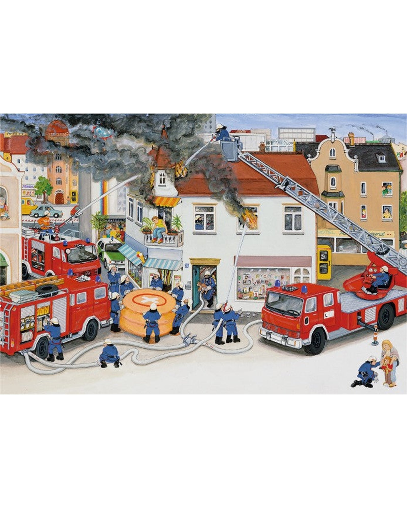 Ravensburger Busy Fire Brigade Puzzle 2X24 Piece