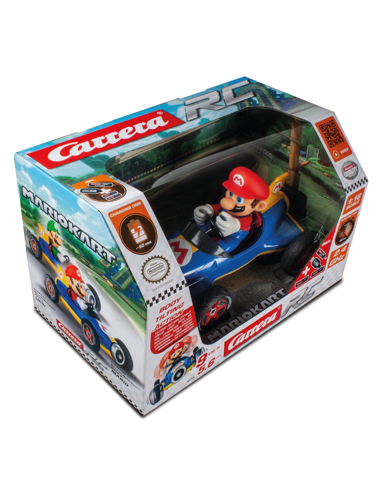 Carrera RC Mario Kart Mach 8 Mario 2.4 Ghz and USB