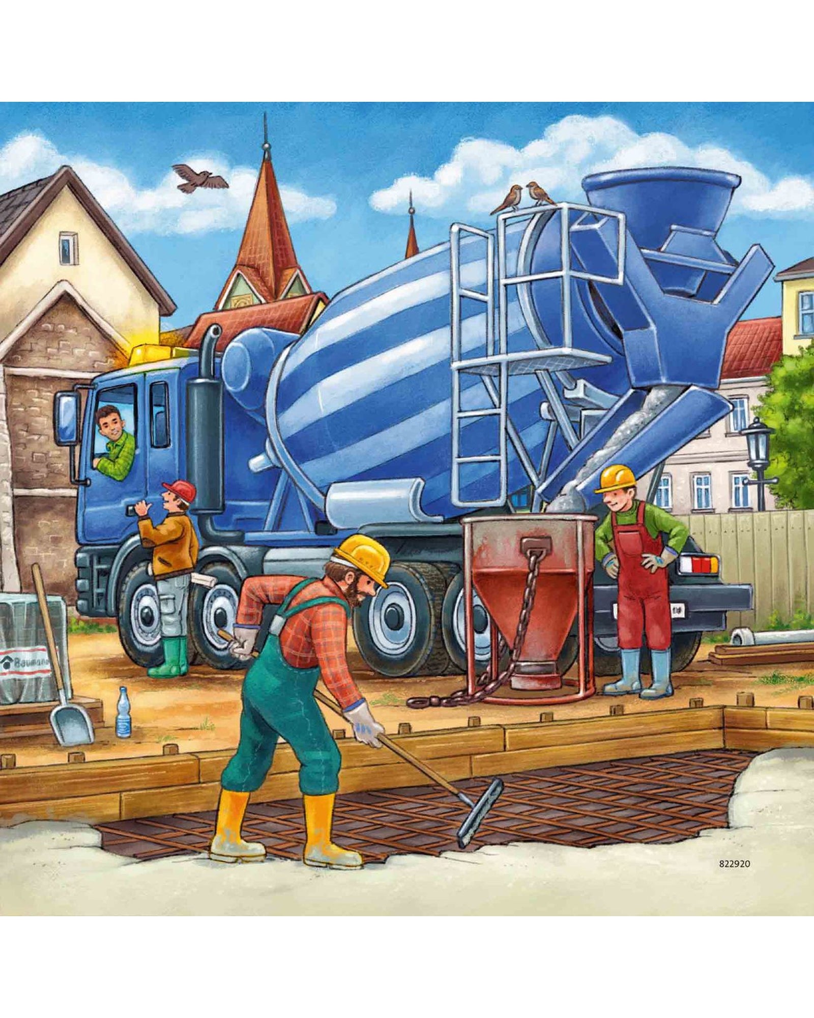 Ravensburger Construction Vehicle Puzzle 3X49 Piece
