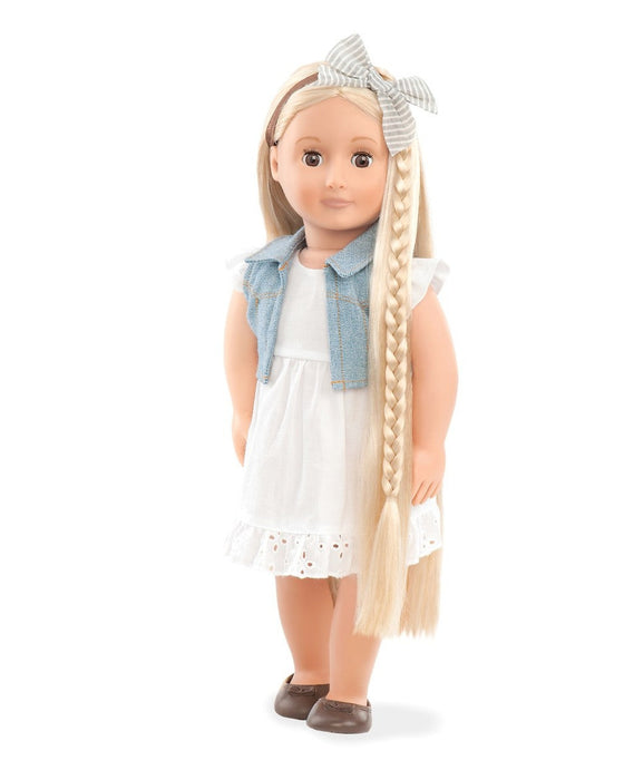 Our Generation Phoebe Doll with Denim Jacket