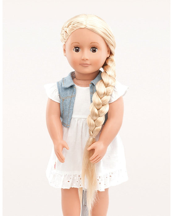 Our Generation Phoebe Doll with Denim Jacket